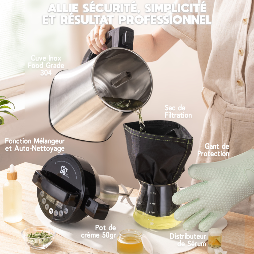 BloomLab® - Ansicht 4 - Totum-Extraktion, botanisches Labor, Gesundheitssouveränität, botanische Infusion